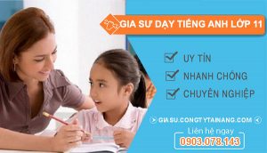 Gia sư dạy tiếng anh lớp 11