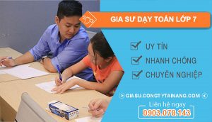 Gia sư dạy toán lớp 7
