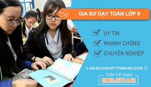 Gia sư dạy toán lớp 9