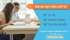 Gia sư dạy văn lớp 10