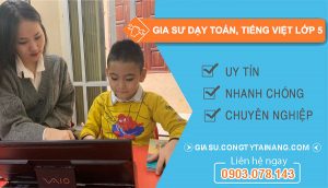 thuê Gia sư dạy toán, tiếng việt lớp 5