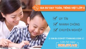 tìm Gia sư dạy toán, tiếng việt lớp 4